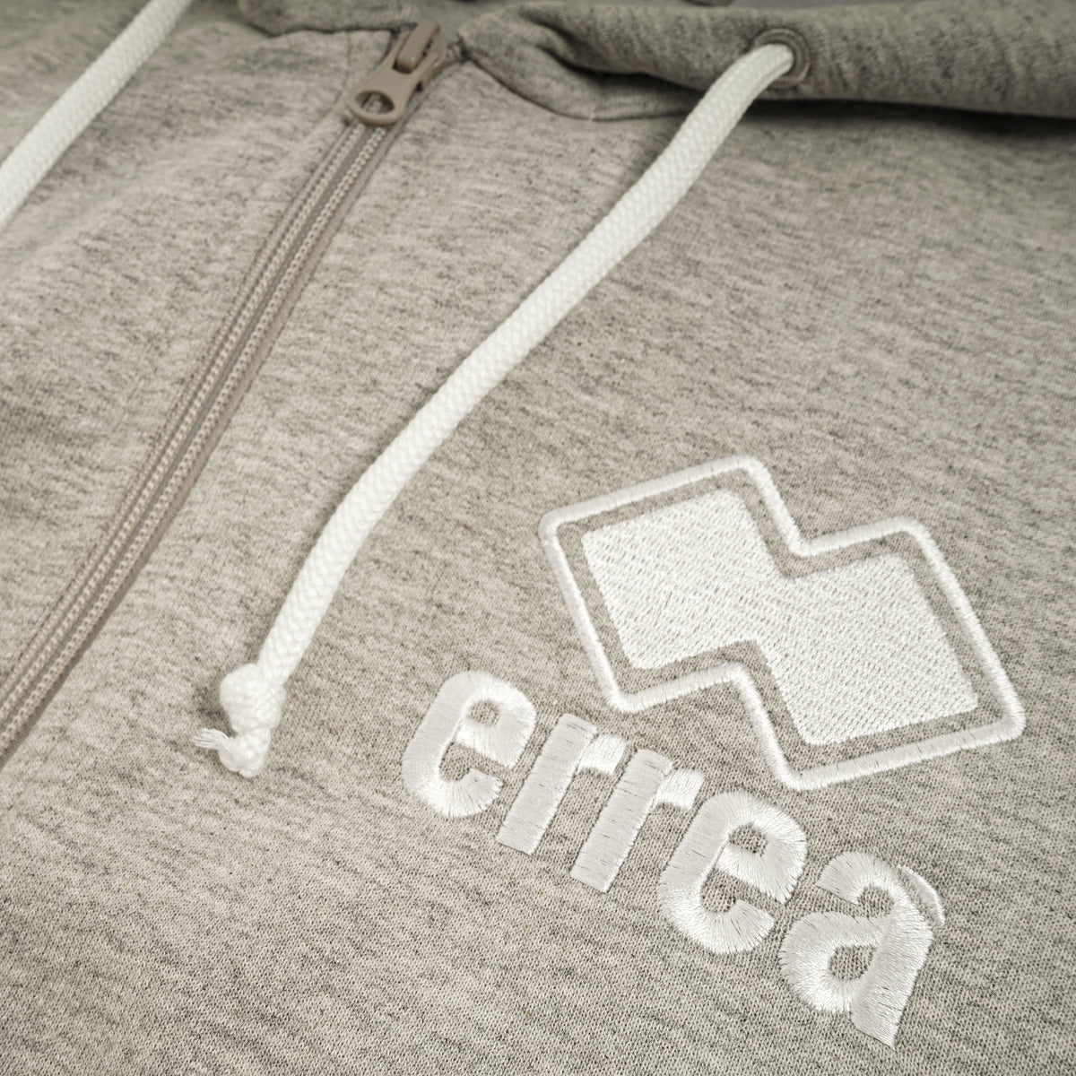 ESSENTIAL FW21/22 MAN EMBR SWEATSHIRT ZIP/HOODY AD