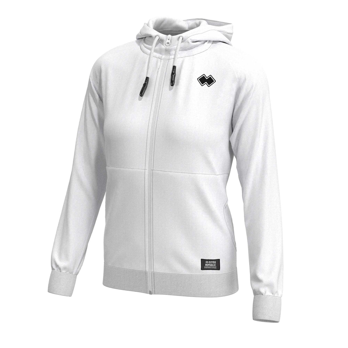 ESSENTIAL SS22 WOMAN LOGO HOODY ZIP AD