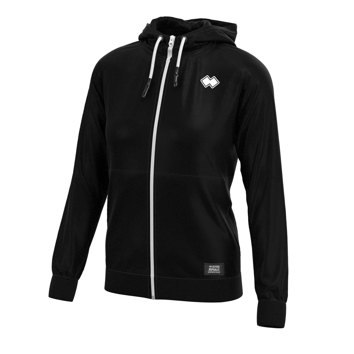 ESSENTIAL SS22 WOMAN LOGO HOODY ZIP AD