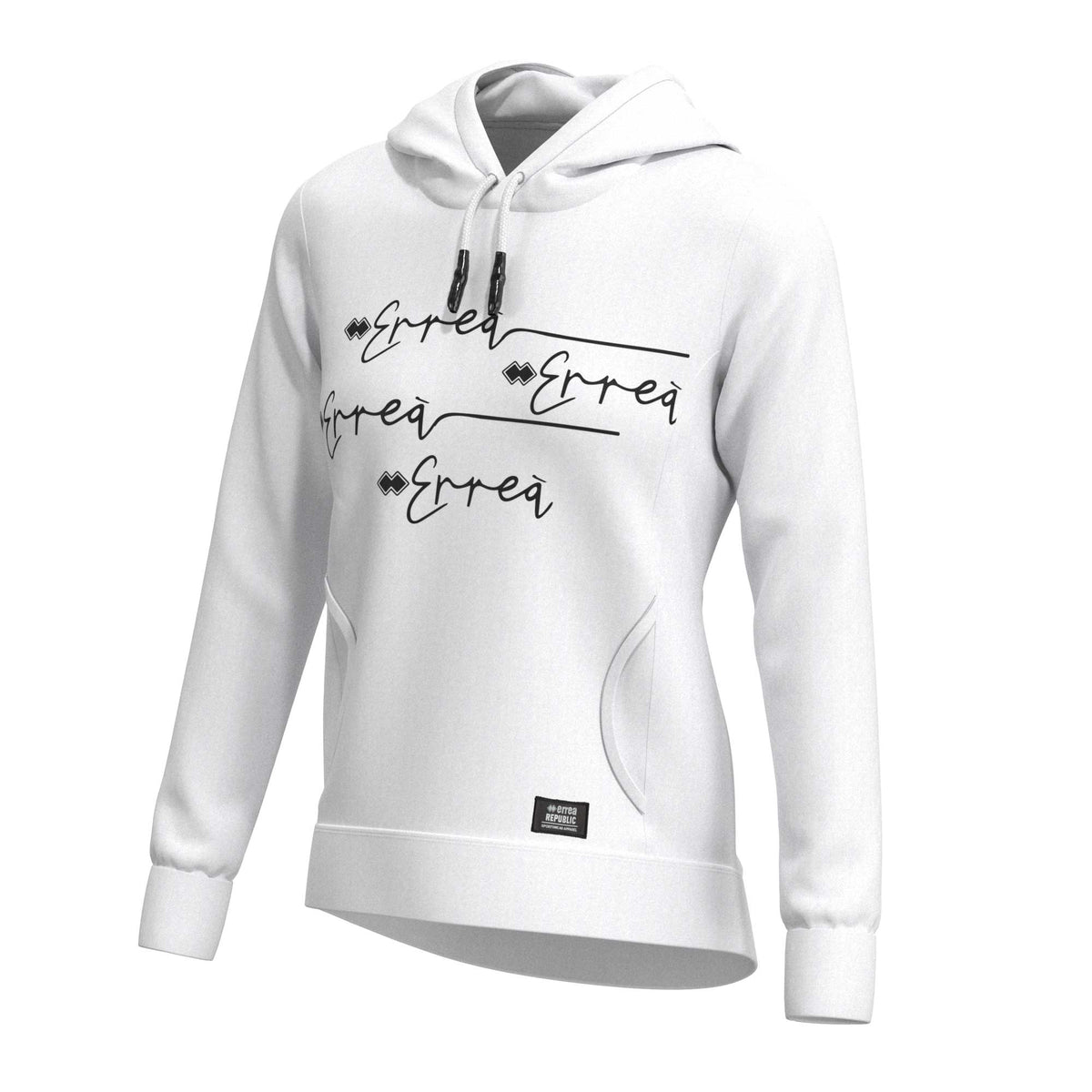 ESSENTIAL SS22 WOMAN LOGO SCRIPT HOODY AD