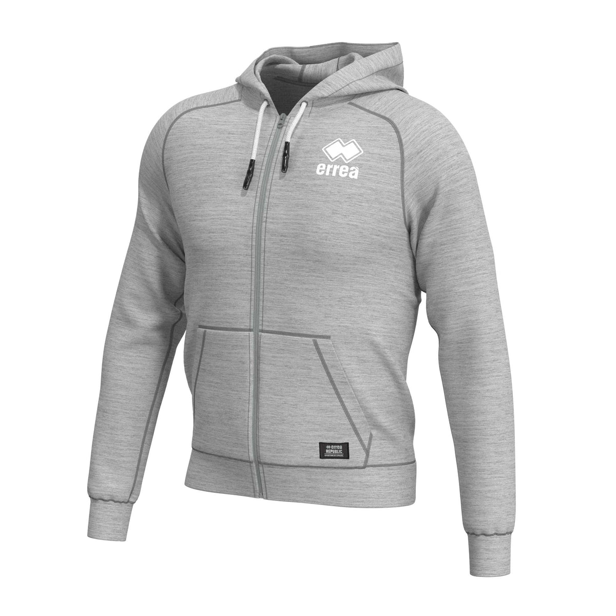 ESSENTIAL SS22 MAN LOGO HOODY ZIP AD
