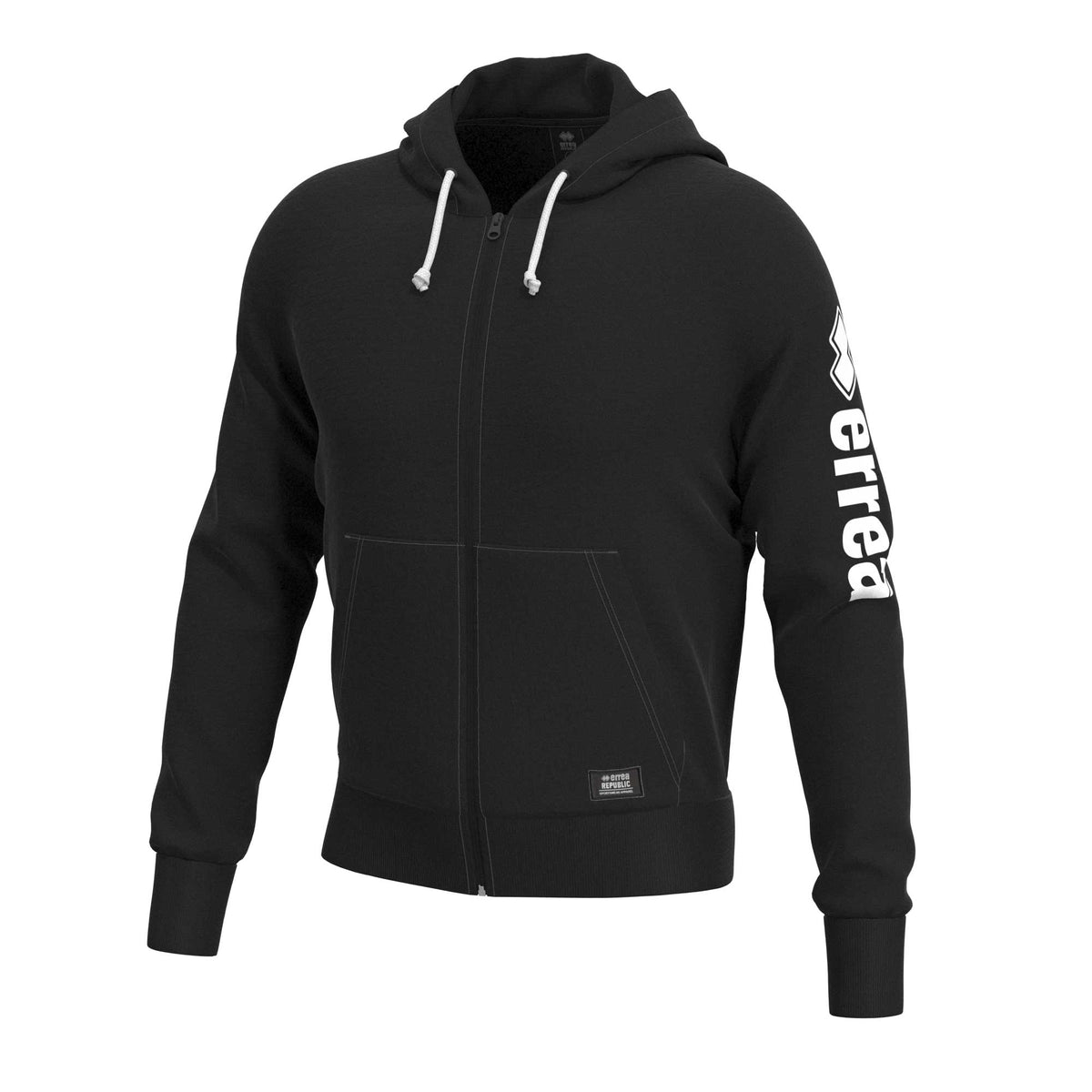 ESSENTIAL SS22 MAN CLASSIC LOGO HODDY ZIP AD