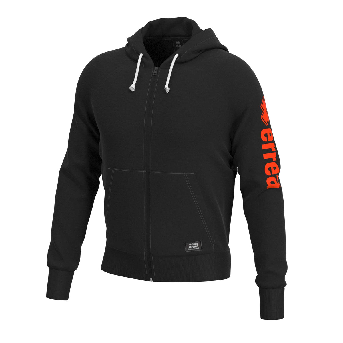 ESSENTIAL SS22 MAN CLASSIC LOGO HODDY ZIP AD