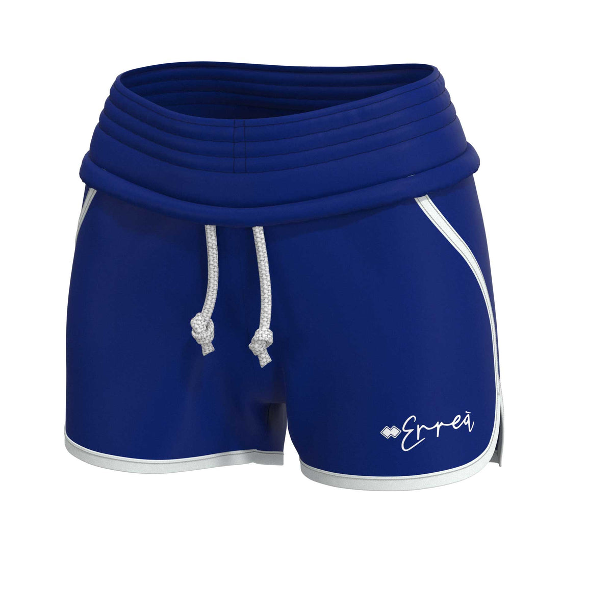 ESSENTIAL SS22 WOMAN HOT PANT LOGO SCRIPT AD
