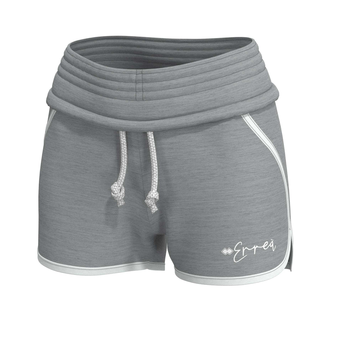ESSENTIAL SS22 WOMAN HOT PANT LOGO SCRIPT AD