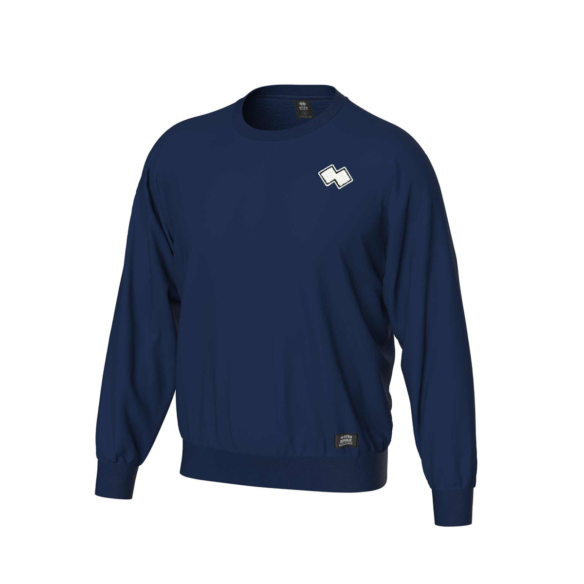 ESSENTIAL FW23/24 CNECK FLEECE PATCH 061 MAN AD
