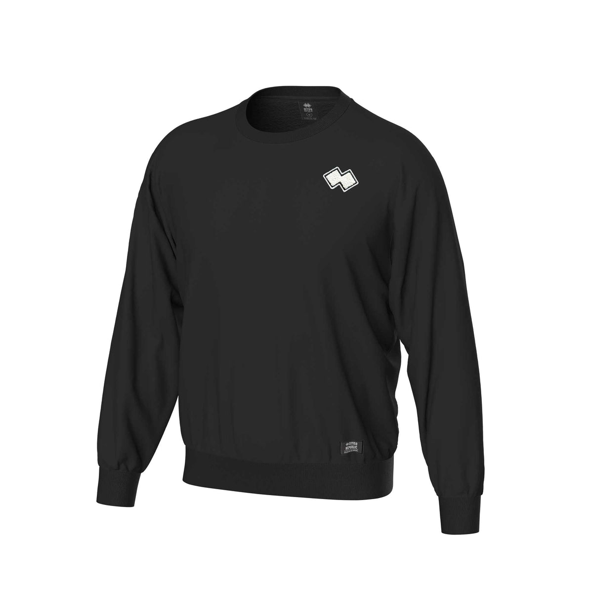 ESSENTIAL FW23/24 CNECK FLEECE PATCH 061 MAN AD