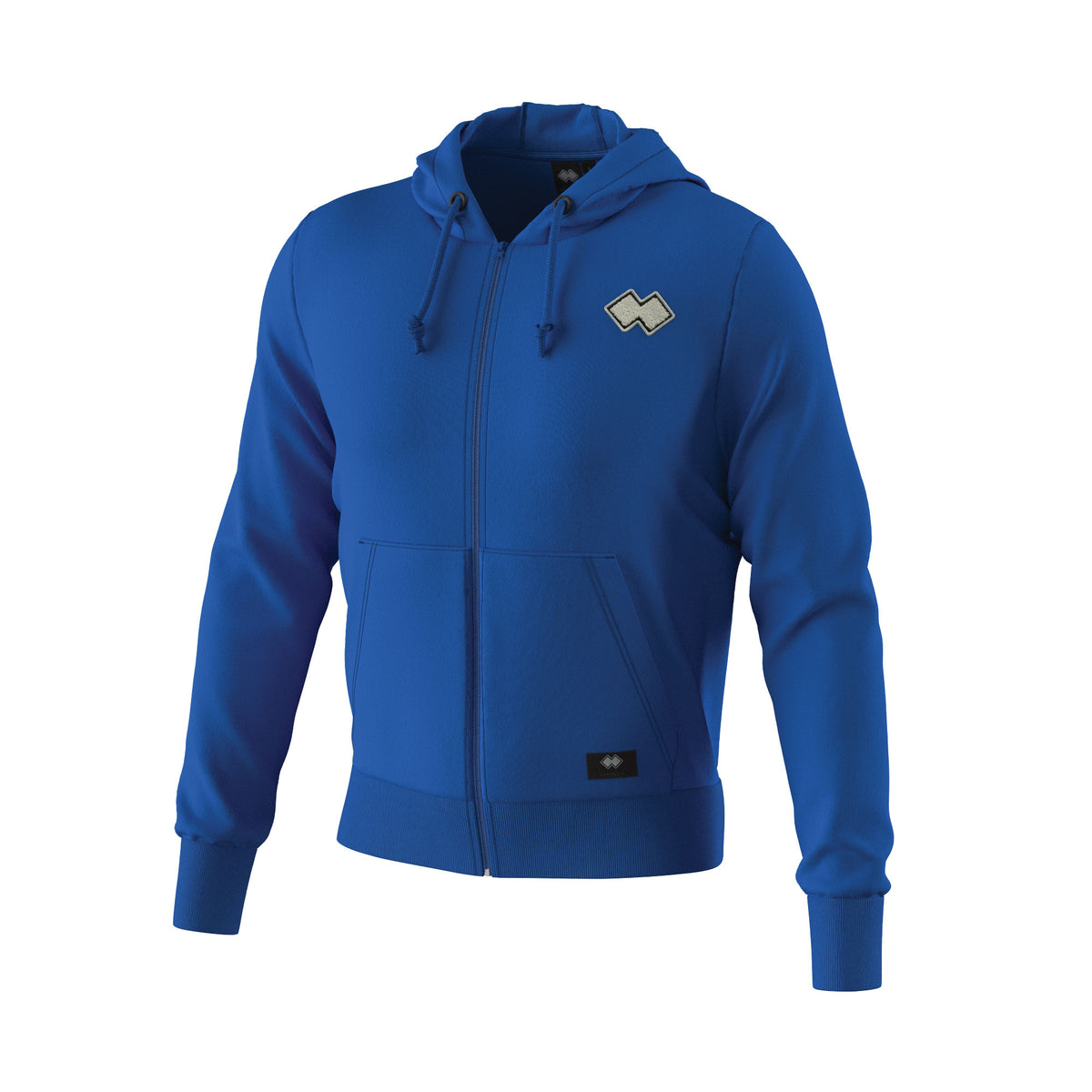 ESSENTIAL FW24/25 HOODY ZIP PATCH FLEECE 01 MAN AD