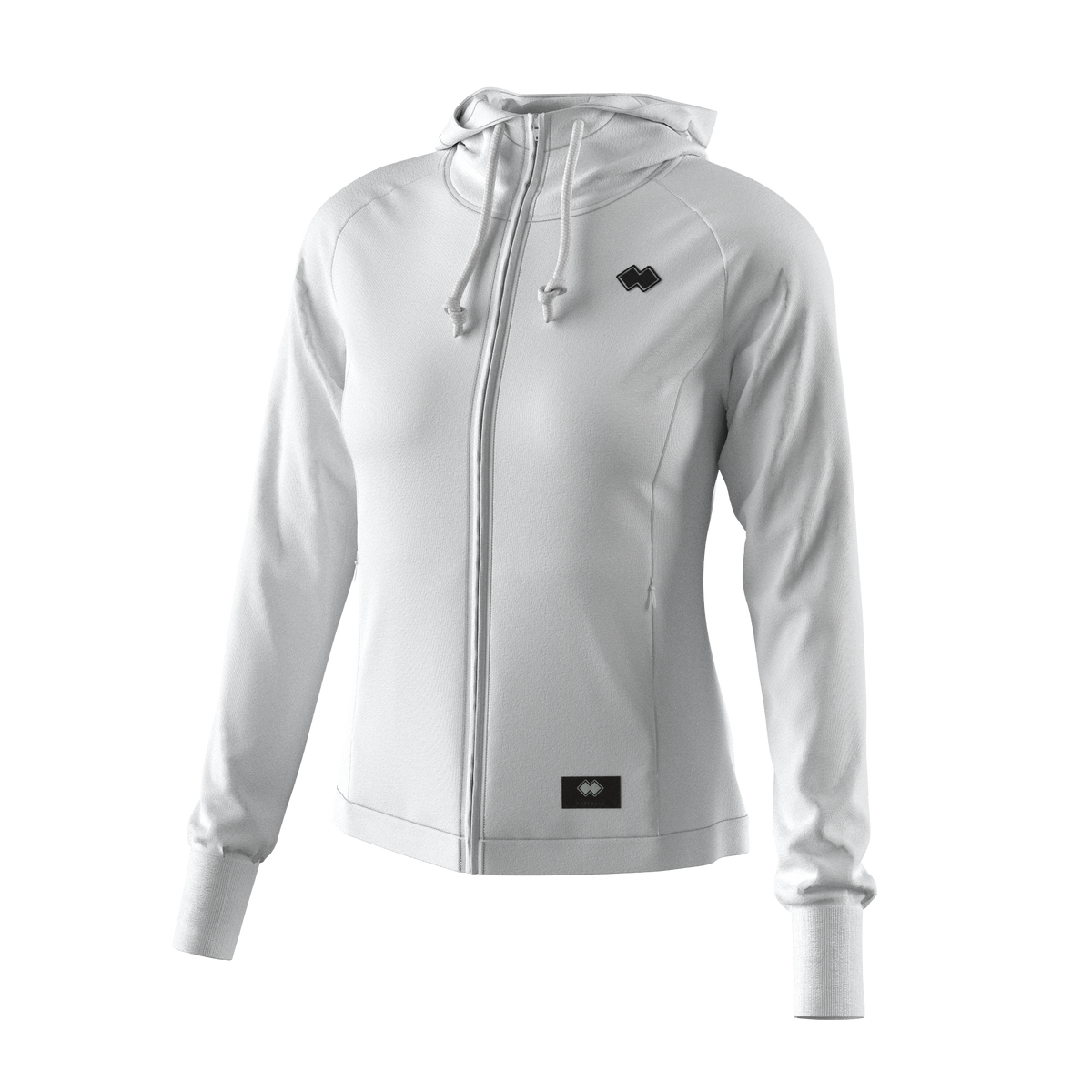 SWEAT À CAPUCHE ZIPPÉ ESSENTIAL SS25 01 FEMME AD