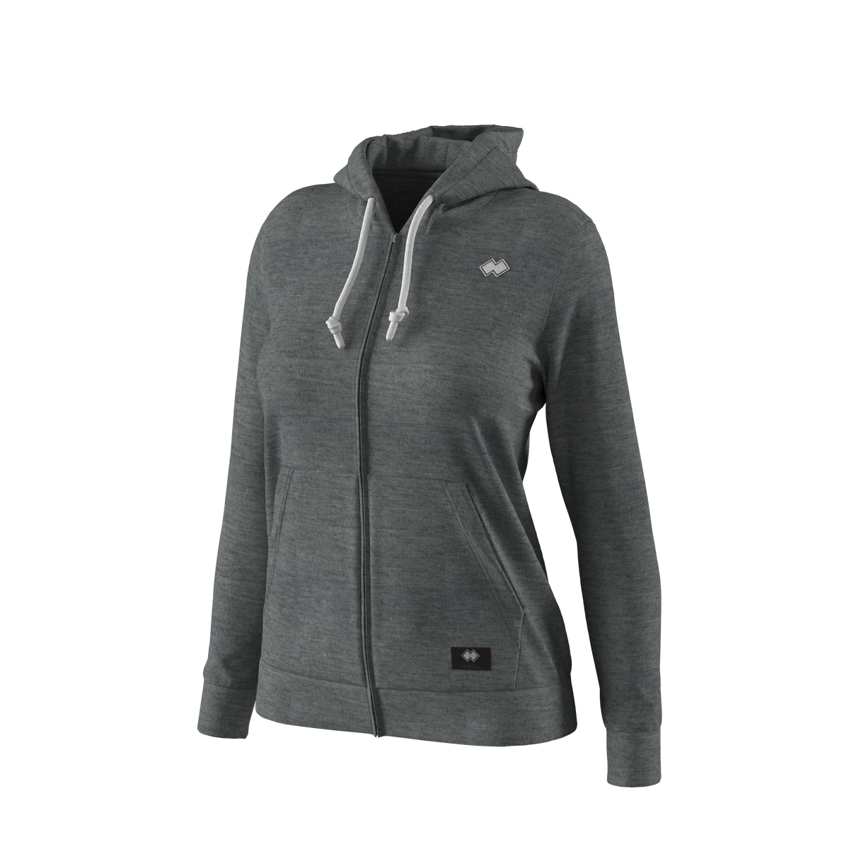 ESSENTIAL FW25/26 HOODY ZIP 01 FEMME AD