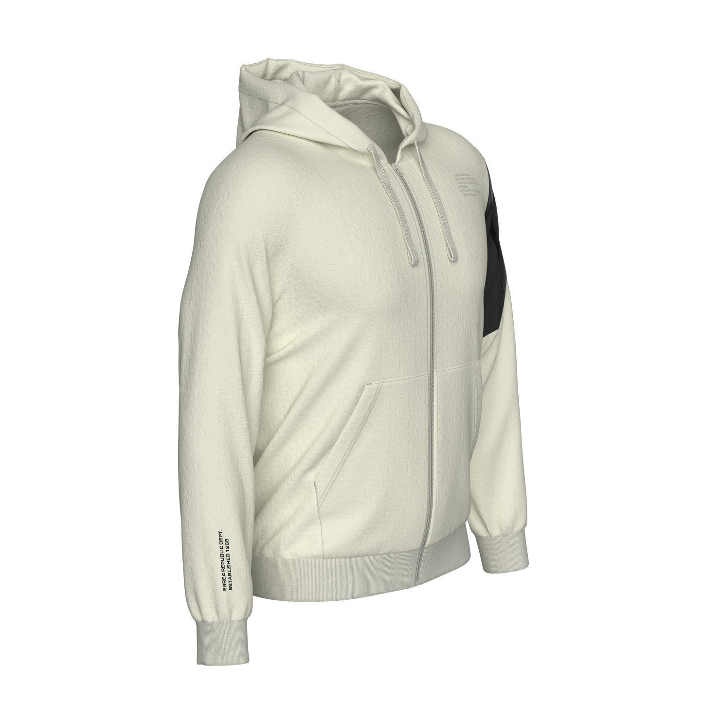 NO LOGO SS26 HOODY ZIP 031 MAN AD