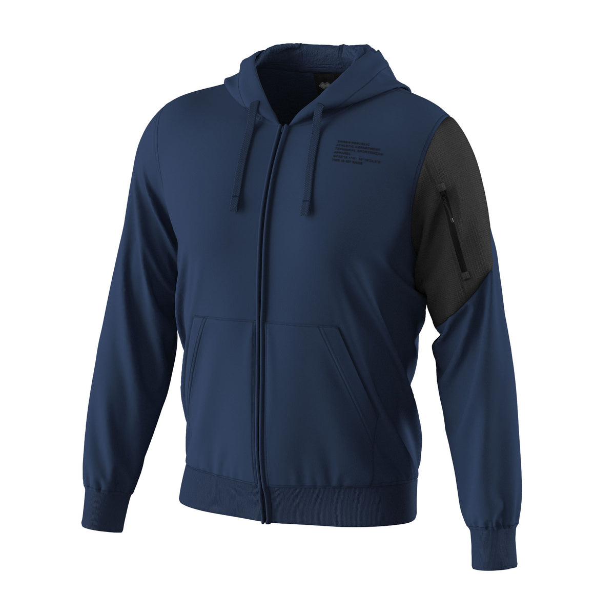 NO LOGO FW26/27 HOODY ZIP FLEECE 02 MAN AD