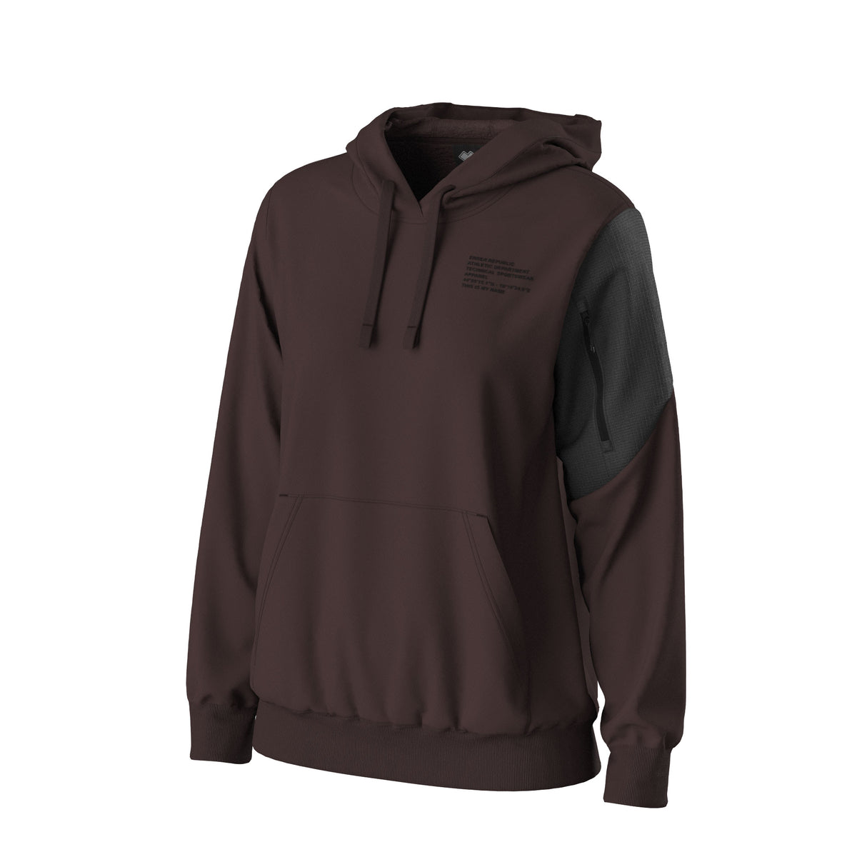 NO LOGO FW26/27 HOODY FLEECE 040 WOMAN JR