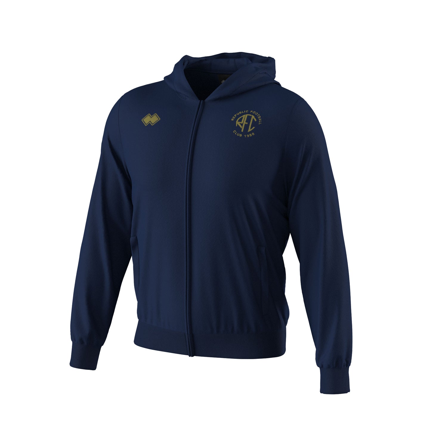 SOCCER SS27 HOODY ZIP 001 MAN AD