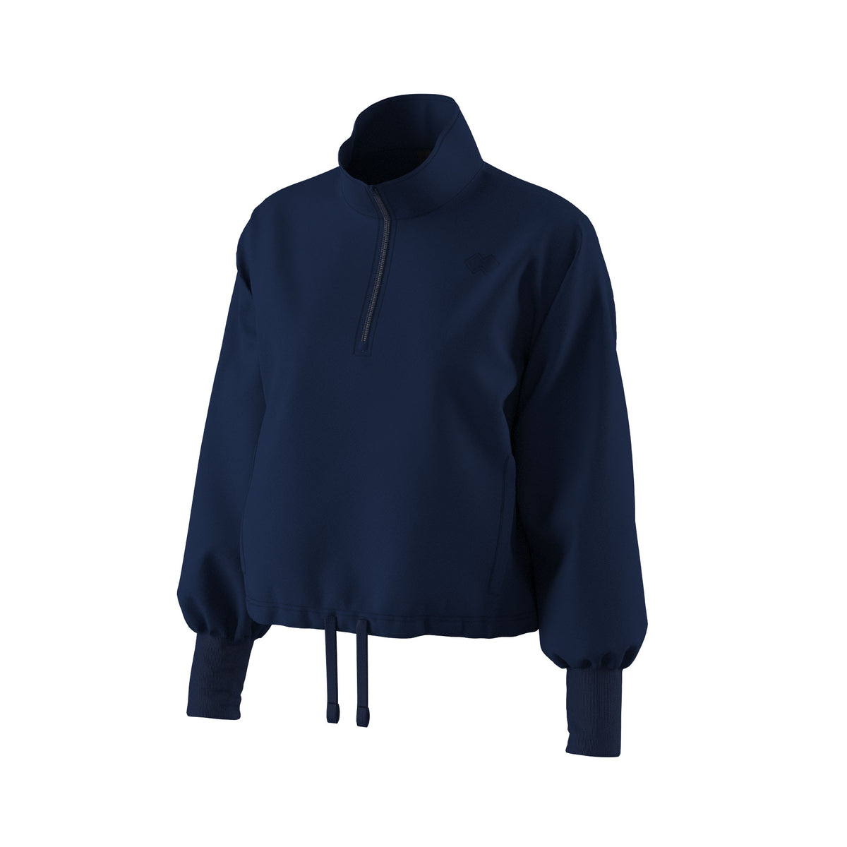 LIGHT SS27 TOP HALF ZIP 006 WOMAN AD