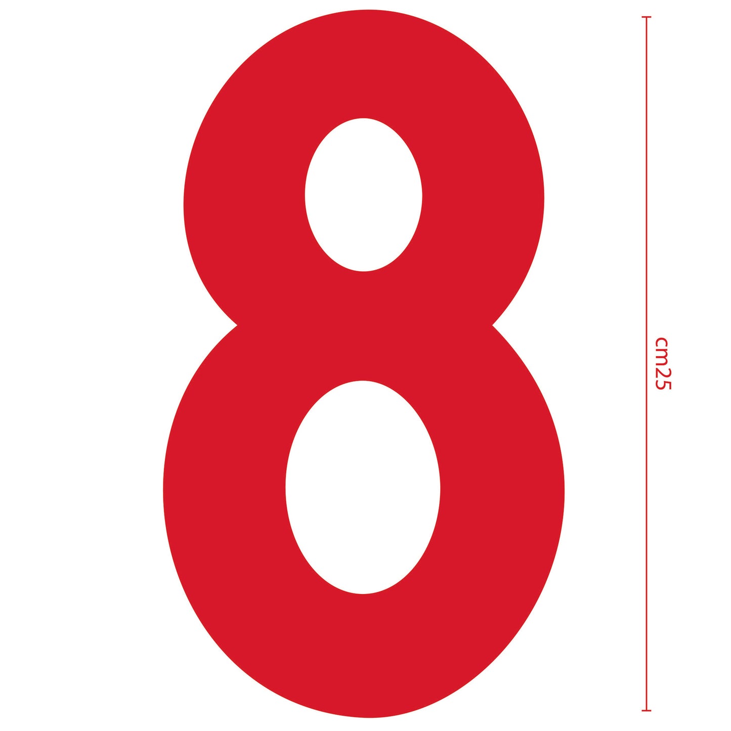 NUMEROS cm 25