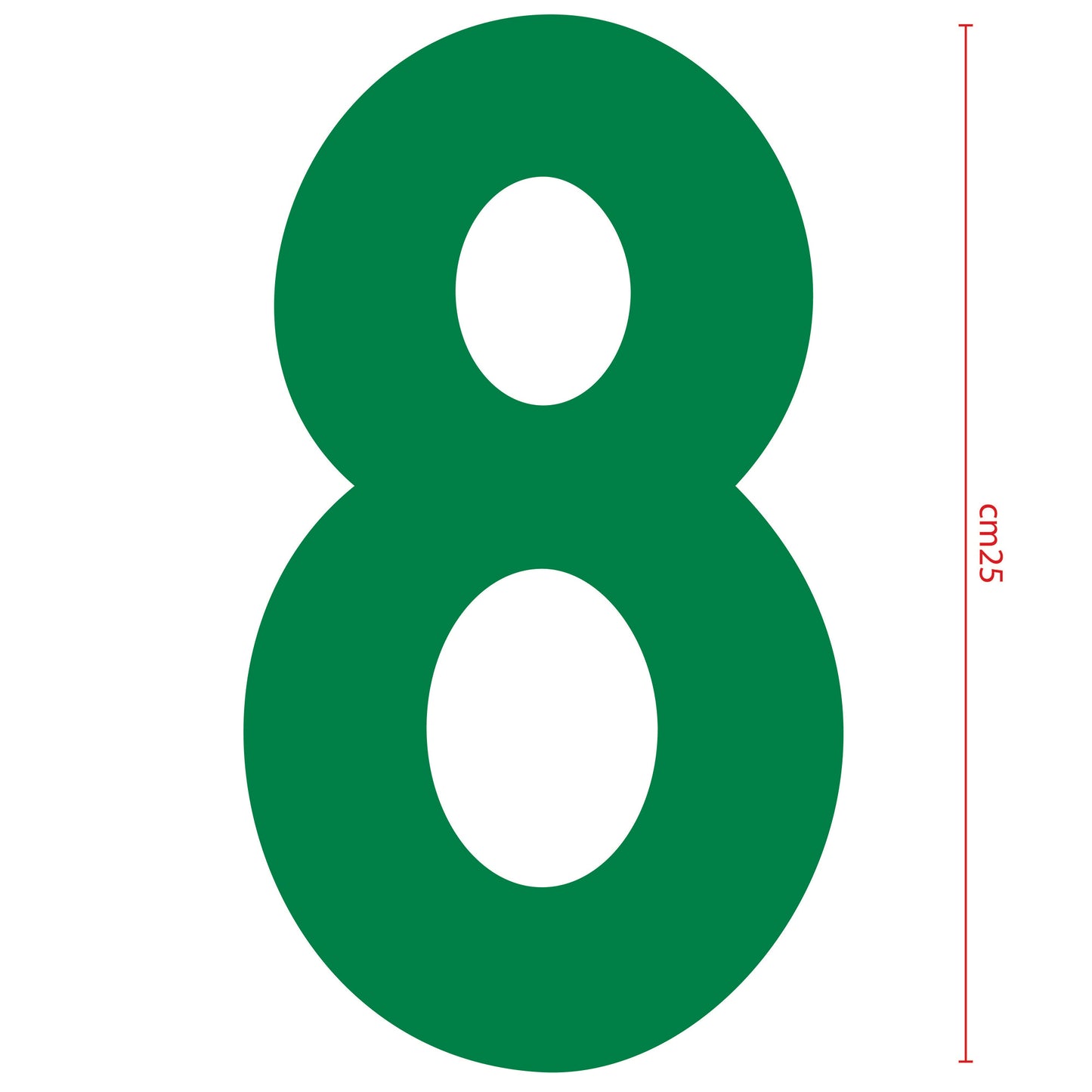 NUMEROS cm 25