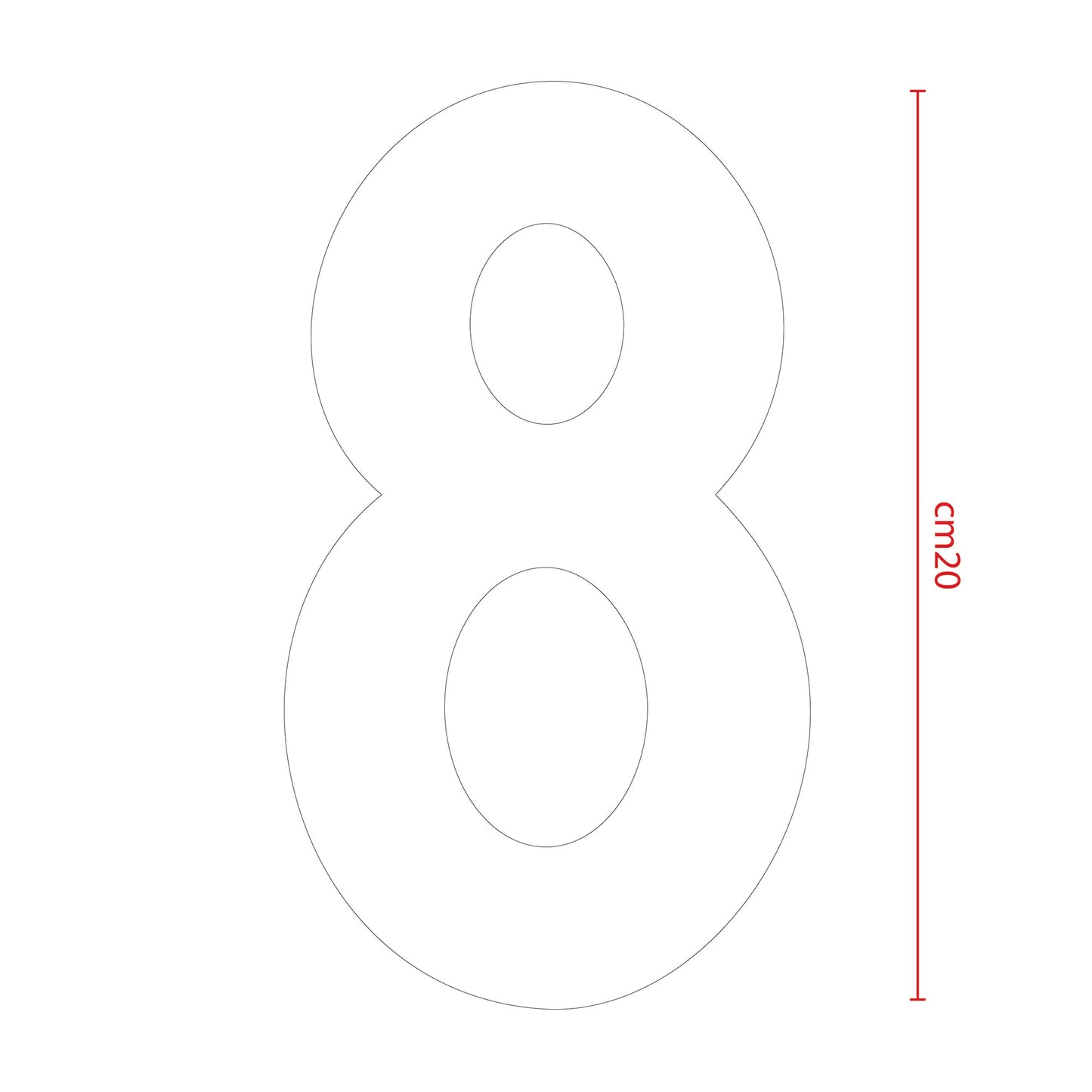 NUMBERS cm 20