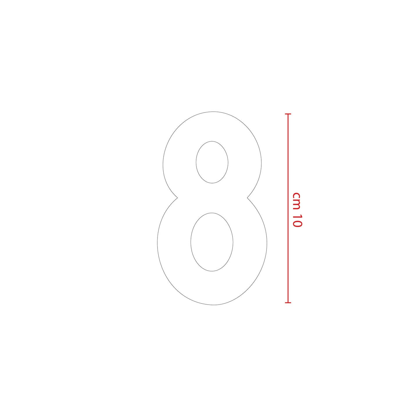 NUMBERS cm 10