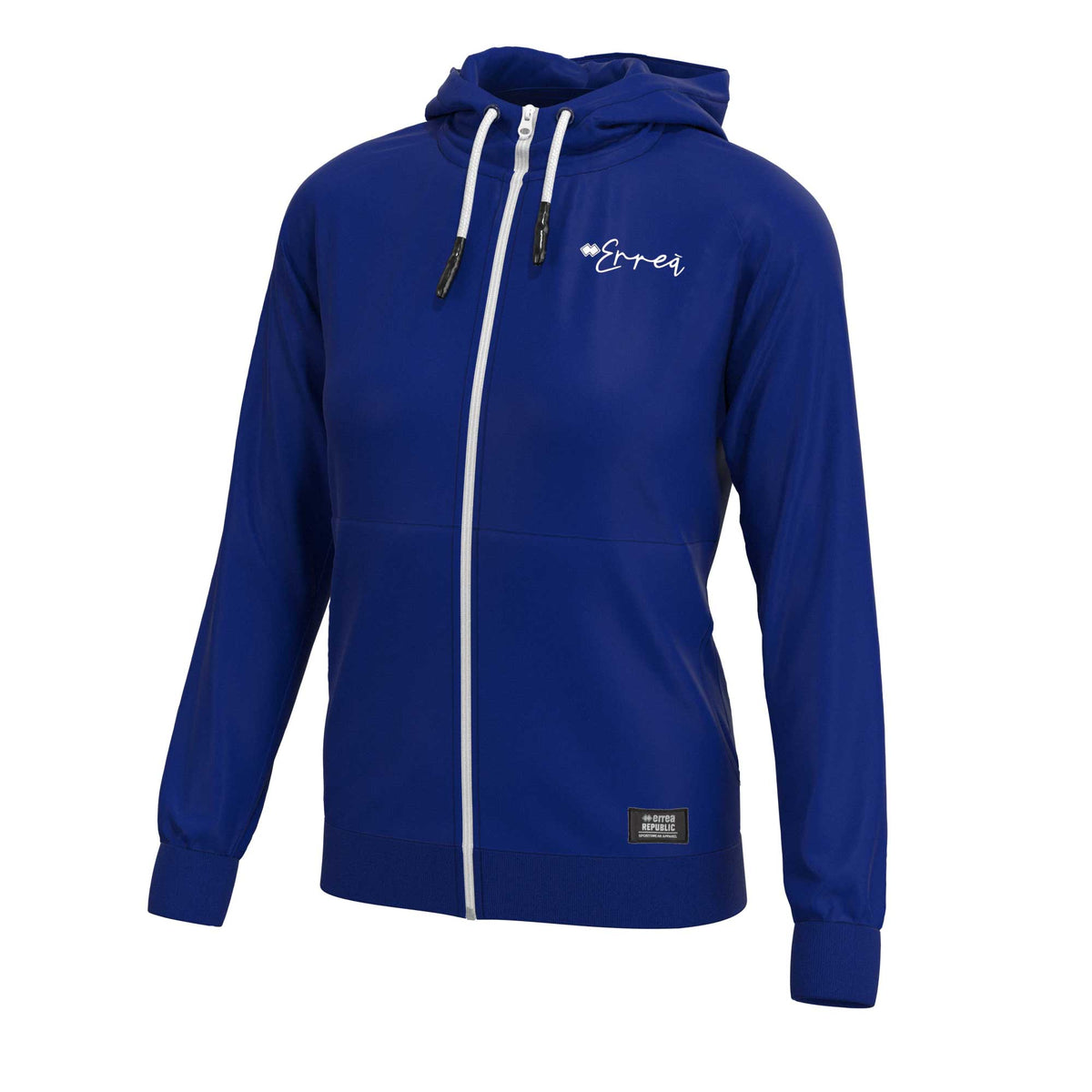 ESSENTIAL SS22 WOMAN LOGO SCRIPT HOODY ZIP AD