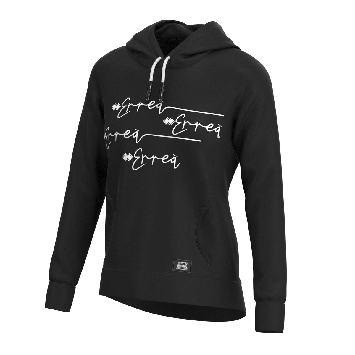 ESSENTIAL SS22 WOMAN LOGO SCRIPT HOODY AD