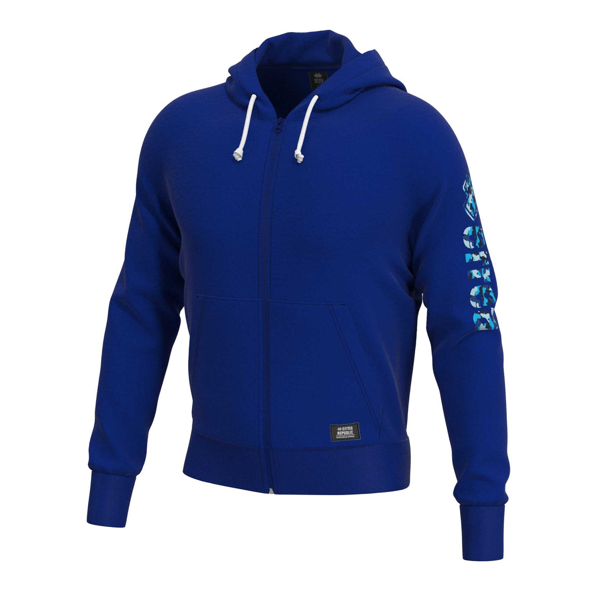 ESSENTIAL SS22 MAN CLASSIC LOGO HODDY ZIP AD