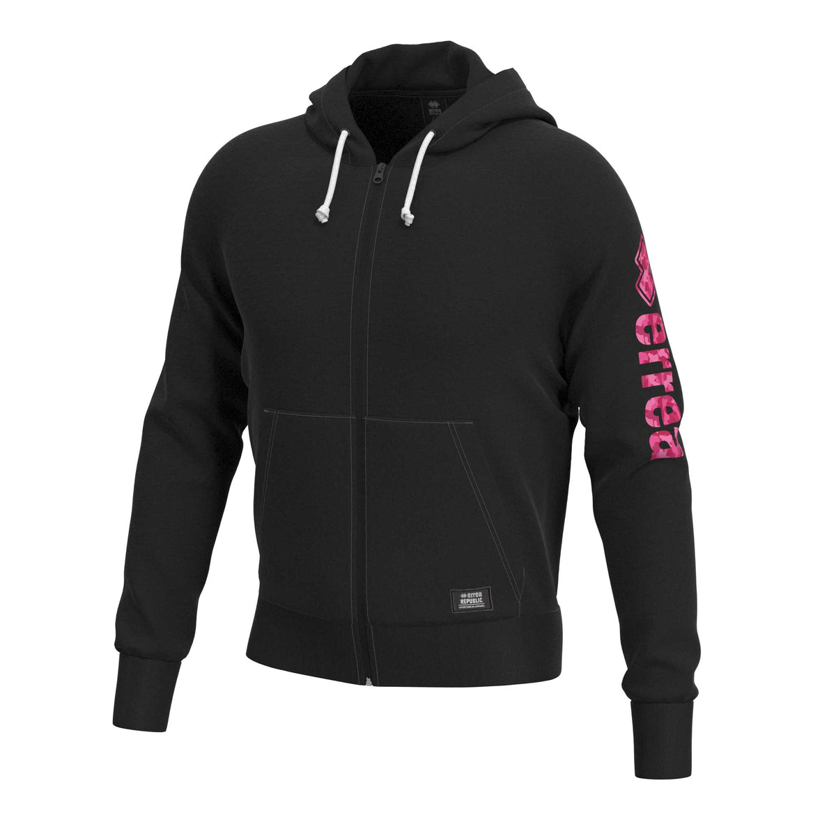 ESSENTIAL SS22 MAN CLASSIC LOGO HODDY ZIP AD