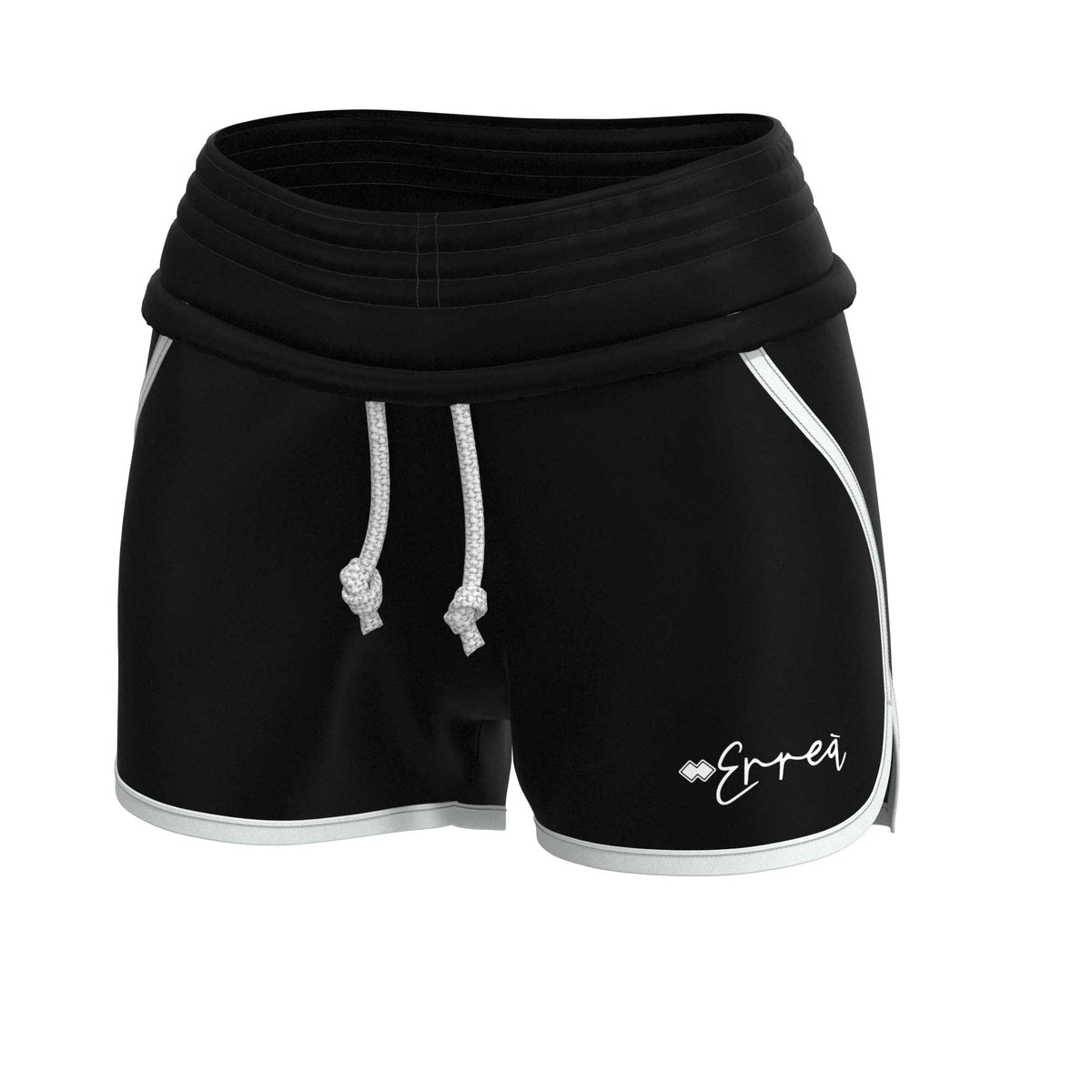 ESSENTIAL SS22 WOMAN HOT PANT LOGO SCRIPT AD