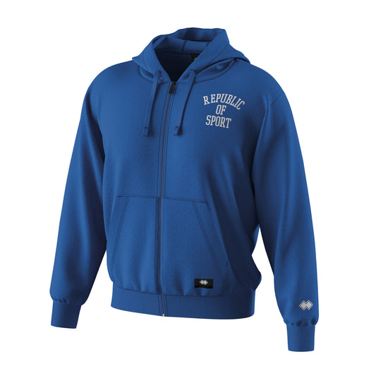 GRAPHIC SS24 HOODY FLEECE ZIP 036 MAN JR