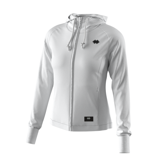 ESSENTIAL SS25 HOODY FZ 01 WOMAN AD