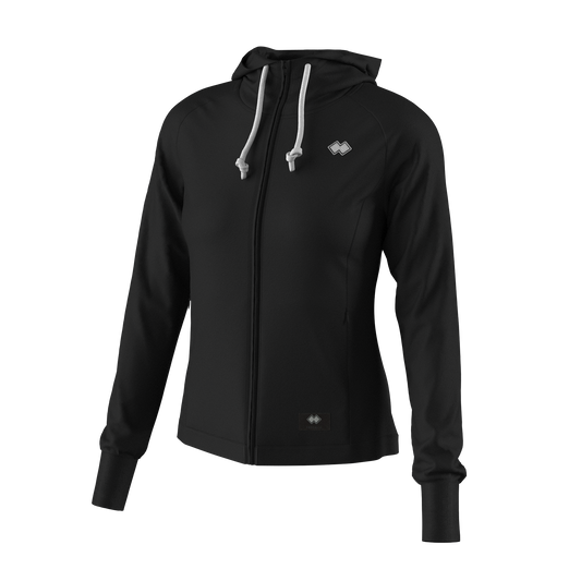 ESSENTIAL SS25 HOODY FZ 01 WOMAN