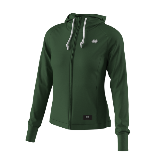 ESSENTIAL SS25 HOODY FZ 01 WOMAN