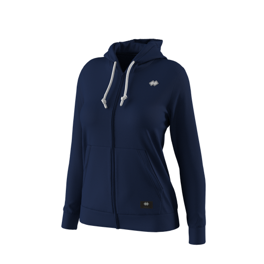 ESSENTIAL FW25/26 HOODY ZIP 01 WOMAN
