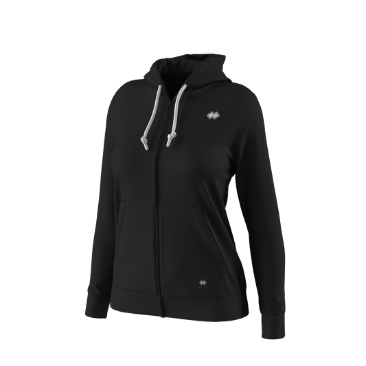 ESSENTIAL FW25/26 HOODY ZIP 01 WOMAN