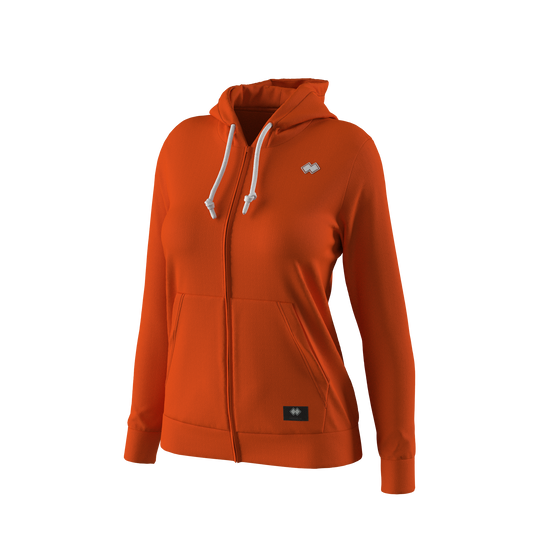 ESSENTIAL FW25/26 HOODY ZIP 01 WOMAN
