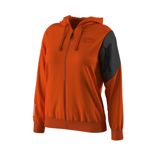 NO LOGO FW25/26 HOODY ZIP 35 WOMAN