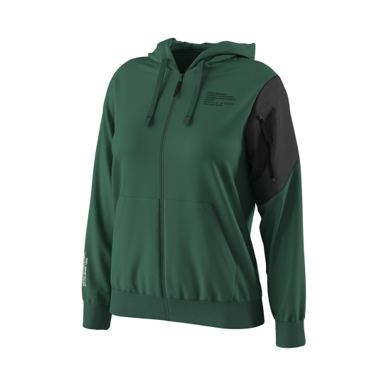 NO LOGO FW25/26 HOODY ZIP 35 WOMAN