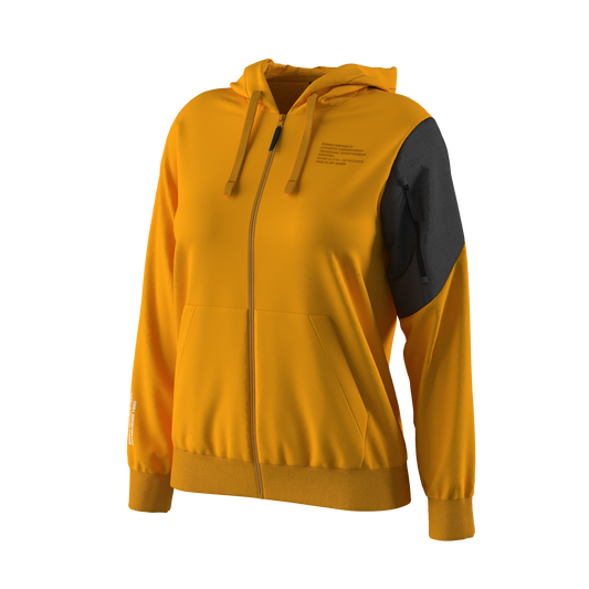 NO LOGO FW25/26 HOODY ZIP 35 WOMAN
