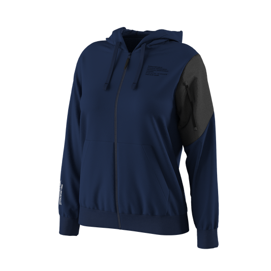 NO LOGO FW25/26 HOODY ZIP 35 WOMAN