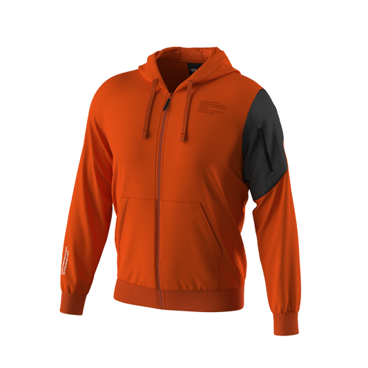 NO LOGO FW25/26 HOODY FLEECE ZIP 28 MAN	AD