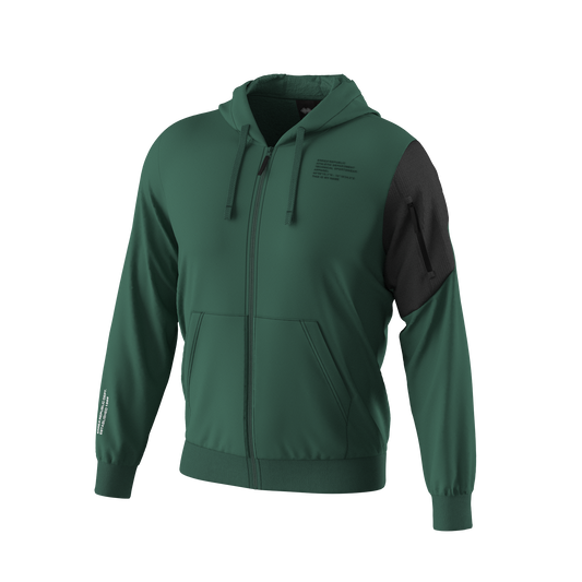NO LOGO FW25/26 HOODY FLEECE ZIP 28 MAN