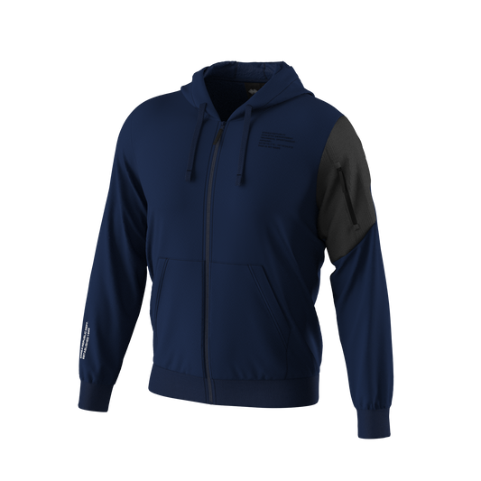 NO LOGO FW25/26 HOODY FLEECE ZIP 28 MAN