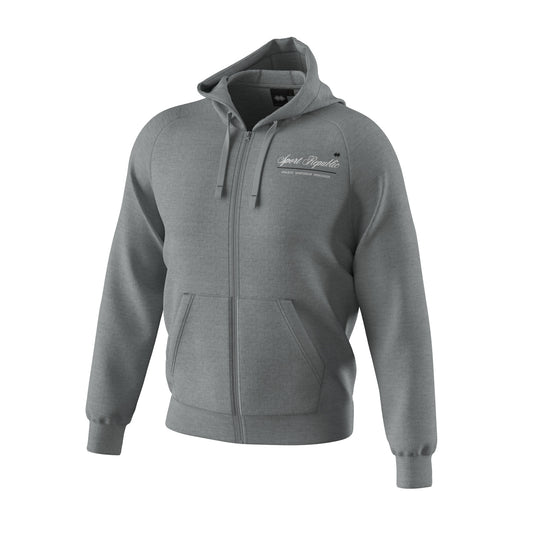 GFX SS26 HOODY ZIP 002 SCRIPT MAN AD