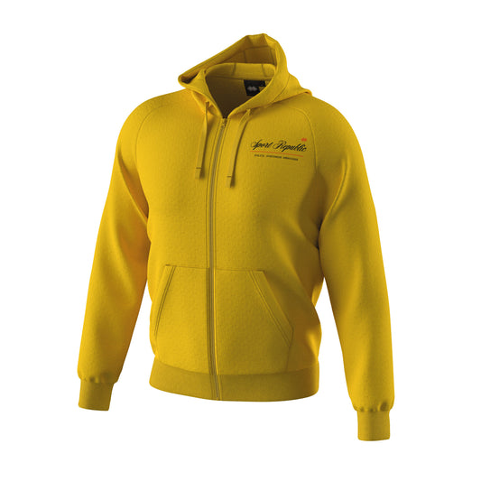 GFX SS26 HOODY ZIP 002 SCRIPT MAN AD