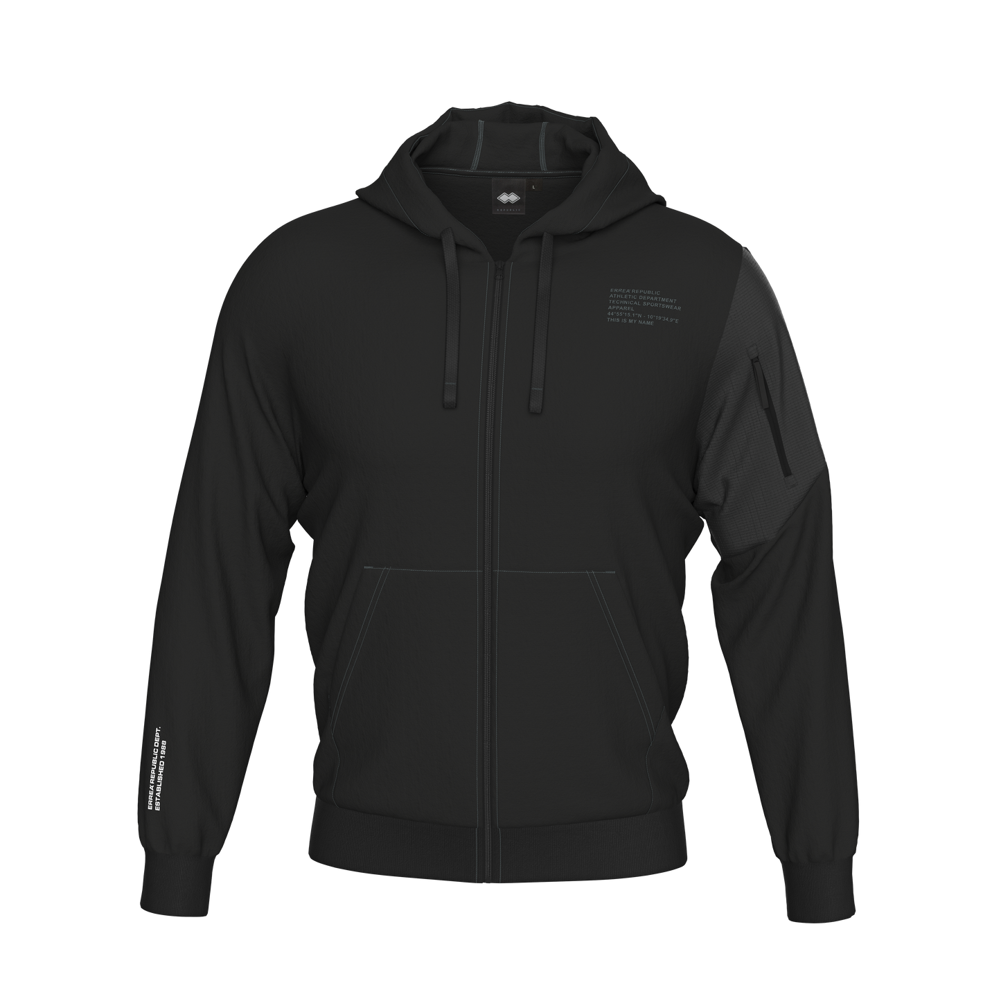 NO LOGO SS26 HOODY ZIP 031 MAN AD