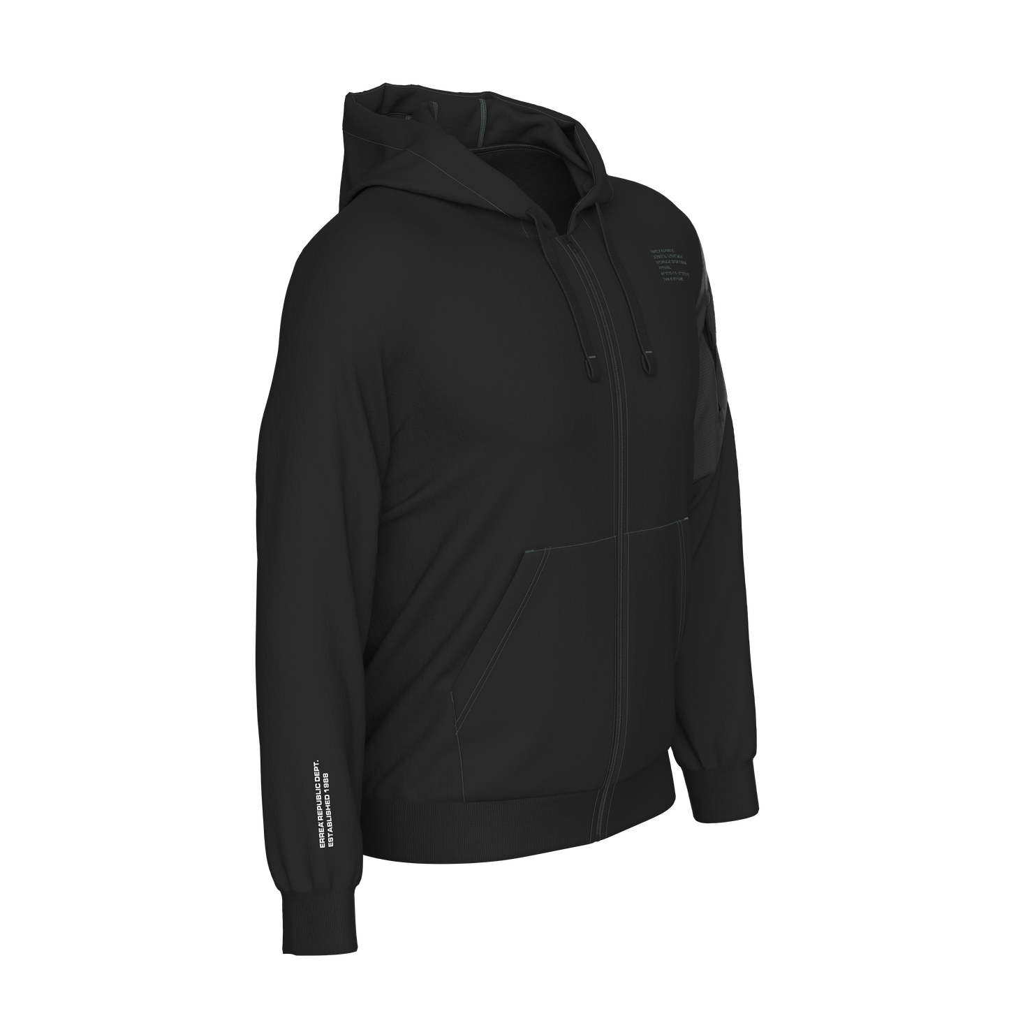 NO LOGO SS26 HOODY ZIP 031 MAN AD