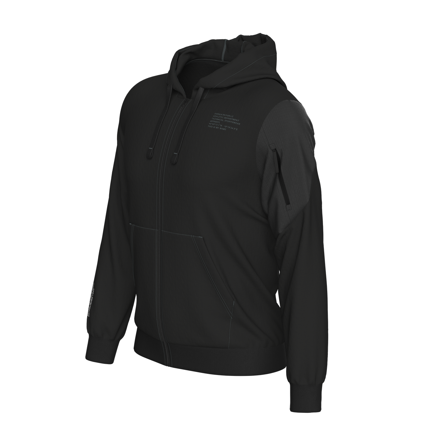NO LOGO SS26 HOODY ZIP 031 MAN AD
