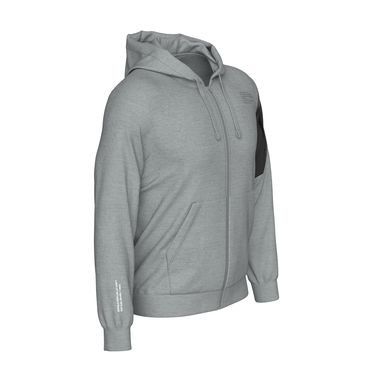 NO LOGO SS26 HOODY ZIP 031 MAN AD
