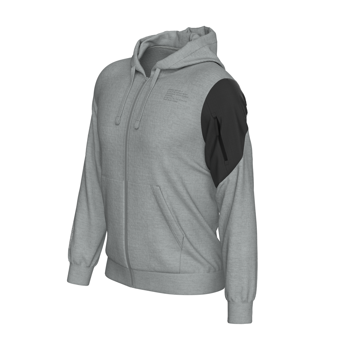 NO LOGO SS26 HOODY ZIP 031 MAN AD