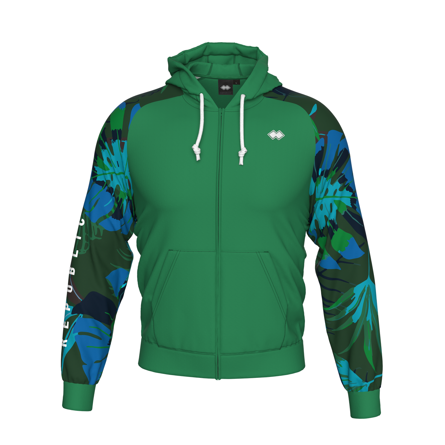 ALL OVER SS26 HOODY ZIP 017 MAN AD
